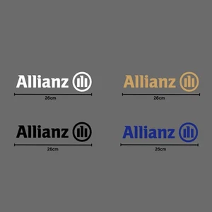Allianz Sponsor Patch Large 26cm – Heat Transfer Iron-On Logo for Soccer Jersey - Picture 1 of 5