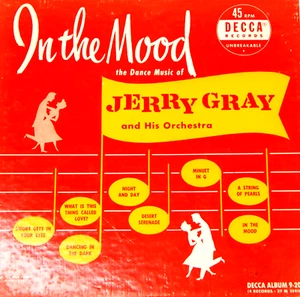 RARE JERRY GRAY 45rpm 4 RECORD SET ALBUM "IN THE MOOD" 1951 JAZZ BIG BAND SWING - Picture 1 of 15