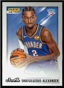 2024-25 Panini Instant Shai Gilgeous-Alexander #STU-10 NBA INSTANT STUDIO - MVP - Picture 1 of 4