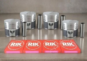 Piston + Ring - Set STD 73mm for MITSUBISHI K4D  X 4 PCS - Picture 1 of 5