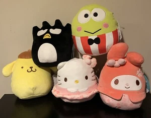 Set Of 5 Hello Kitty And Friends 8” Squishmallows 2024 New Tags HK Plush Lot - Picture 1 of 21
