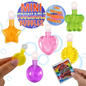 24 X Mini Magia Burbujas Tocables Niños Bolsa Fiesta Detalles Sorpresa Juguetes - Imagen 1 de 3