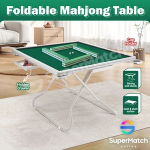 Mahjong Table MaJiang Metal Frame Desk Poker Blackjack Domino Card Board Game - Picture 1 of 11