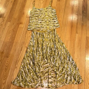 AllSaints Skirt & Top Set- Slvina Skirt & Tami Cami- Oniyuri print-outfit Size 8 - Picture 1 of 14