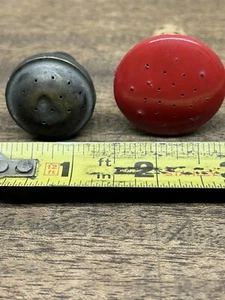 Vtg Metal Rubber Clothes Ironing Sprinkler Top Stopper Fits Laundry Water Bottle - Picture 1 of 5