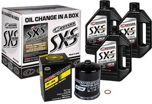 Maxima SXS 5W-50 Synthetic Quick Change Oil Kit Polaris Ranger 900 RZR 1000 SxS - Picture 1 of 1