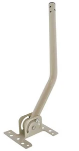 MÁSTIL DE POSTE DE MONTAJE PARA ANTENA SATÉLITE PLATO DE MONTAJE J EXTERIOR COLOR BLANCO - Imagen 1 de 1