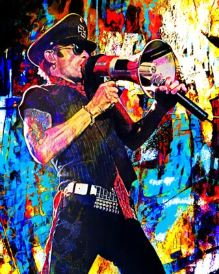 ROCKCHROMATIC Scott Weiland Art Print, STP Canvas, Stone Temple Pilots, Velvet Revolver Art