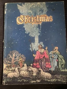 1944 Christmas Volume 14 Annual Of Christmas Literature & Art Haugan 14" X 10.5" - Bild 1 von 10