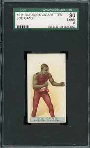 1911 W.D. & H.O. Wills Boxing Scissors Back Joe Gans SGC 6