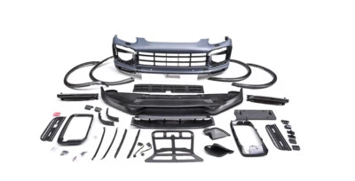 Kit de carrocería de cubierta de parachoques imprimado para Porsche Cayenne 92A 2011-2014 SUV Mod Turbo Foto 1 de 4
