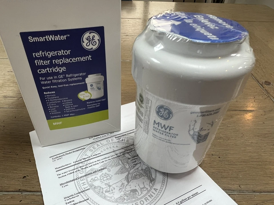 GE Smartwater Réfrigérateur Filtre eau Cartouche MWF cartridge UNSEALED NEUF - Photo 1/4