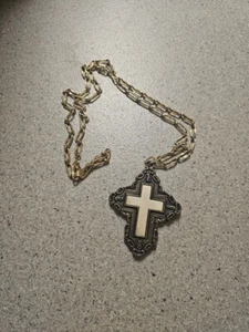 Gloria Herzogtin Kreuz Anhänger Halskette 2003. - Bild 1 von 5