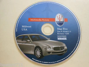 MASERATI NAVIGATION DVD DISK MAP FIVE 2018013 5 REVISION 11/05 MIDWEST - Bild 1 von 1