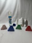 Absolutely Original Stack Strategy Dice Game All Pieces Vintage 1988