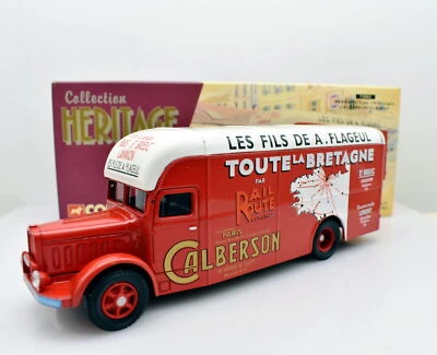 Modellino Camion scala 1:50 Bernard type 110 Fourgon Calberson flageul Corgi new - Immagine 1 di 4
