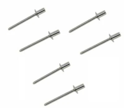 Genuine Akrapovic Blind Rivet Stainless Steel P-BR1 Re-Sleeve Repair x 6 - Image 1 of 3