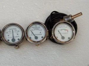 for Allis Chalmers Temp Oil Pr Amp Gauge Set- WD45 Dsl, D15 Dsl, D17 Dsl, D19@vd - Picture 1 of 3