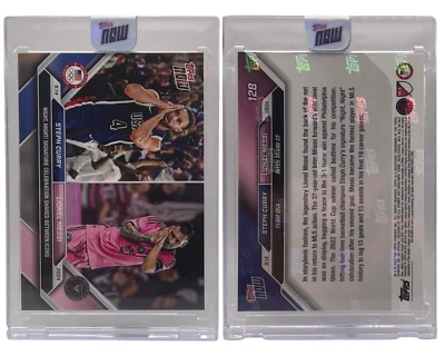 2024 Topps Now #128 Stephan Curry Lionel Messi Noche Nuevo/Sellado (CANTIDAD) Foto 1 de 4