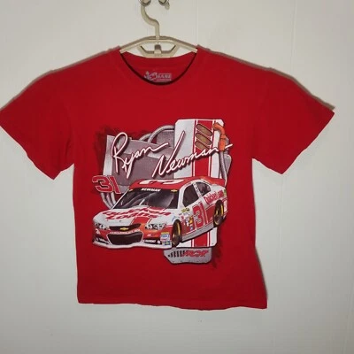 Camiseta para Hombres Ryan Newman Chase Authentics Roja Pequeña NASCAR Frontal Trasero Gráficos Foto 1 de 4