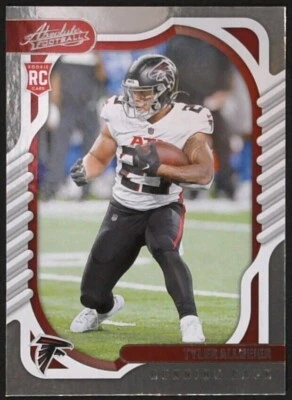 2022 Panini Absolute Tyler Allgeier #198 FOOTBALL Rookie Atlanta Falcons RC - Image 1 of 2