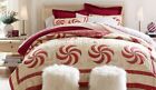 Pottery Barn Peppermint Swirls King / Cal King Quilt + 2 Euro Shams - Sold Out