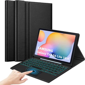 Keyboard Case for Samsung Galaxy Tab S6 Lite 10.4" 2022/2020 SM-P610/P613/P615/P - Picture 1 of 12