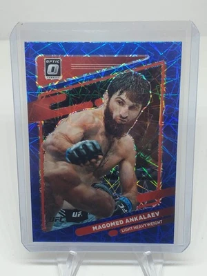 2022 Panini Donruss Optic UFC - Magomed Ankalaev #10 Blue Velocity Prizm - Image 1 of 2