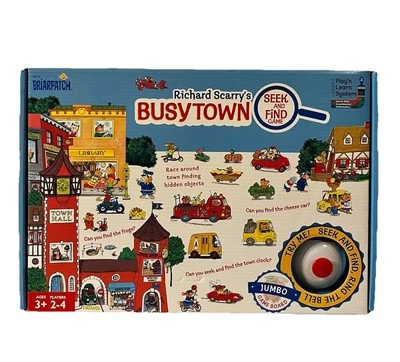 Richard Scarry's Busytown Seek and Find I Spy Game NEW SEALED - Image 1 of 4