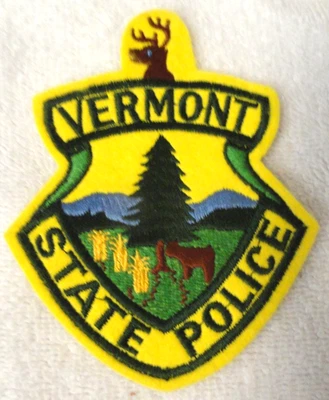 VERMONT STATE POLICE SHOULDER PATCH New abt 4 1/2 x 3 1/2 - Image 1 of 2