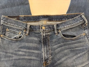 Herren Abercrombie and Fitch Straight Stretch 36/32 Medium Wash Gebraucht Lesen! - Bild 1 von 7
