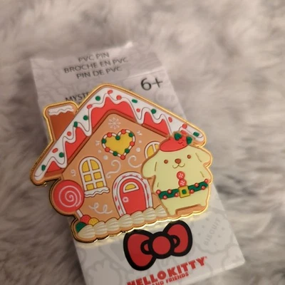 Loungefly Pin - Hello Kitty and Friends Lebkuchenhaus Blindbox - Pompompurin - Bild 1 von 4