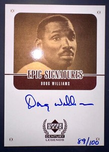 Doug Williams 1999 Upper Deck Century Legends Epic Signatures Gold Auto #/100