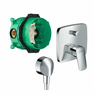 Hans Grohe Logis Unterputz Wannen Armatur Set mit ibox und Fixfit 71405000 - Bild 1 von 2