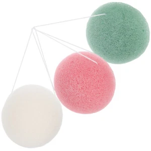 3pcs Face Cleansing Sponge Face Sponge Scrubber Exfoliating Facial Sponges - Picture 1 of 12