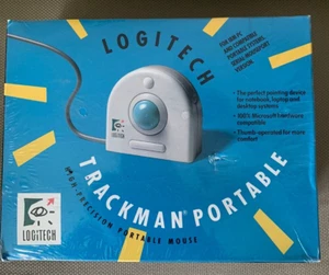  Logitech Trackman Portable Trackball Mouse Vintage collectors item 1991 - Picture 1 of 4
