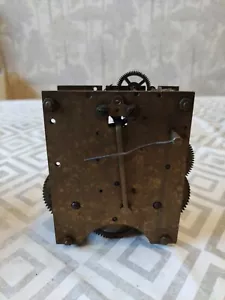 Repuestos relojeros de movimiento de reloj mecánico de latón de colección. 10x11.5x9cm - Imagen 1 de 8