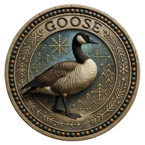 Indianer Sternzeichen Gans Aufkleber - Indianer Stamm Totem - 5" Decal - Bild 1 von 1