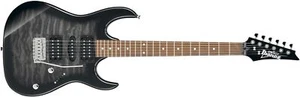 Ibanez GRX70QA-TKS Transparent Black Burst - Picture 1 of 6