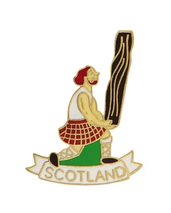Insignia de prendedor de lanzamiento de Caber de Escocia - Imagen 1 de 3