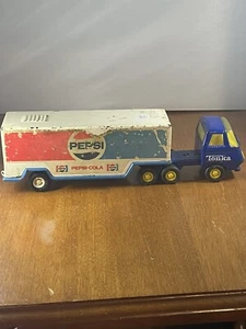 1980 Vintage Pepsi Cola Semi Truck Collectible Toy Trailer Buddy L Japan - Picture 1 of 8