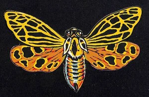 Butterfly Die Cut Ornament Stiff Cardboard Circa Early 1900's NOS VGC - Picture 1 of 3