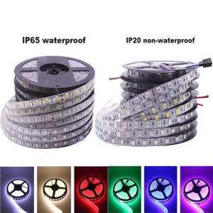 Bright 5050 RGB Waterproof SMD 300 LED Flexible Strip light 12V 5M 16.4ft US - Picture 1 of 21