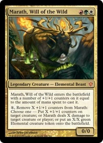 MTG - MARATH, WILL OF THE WILD - Commander 2013 (M) - Image 1 of 1