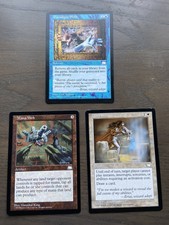 MtG Weatherlight Mana Web, Abeyance, & Paradigm Shift LP/NM See Photos