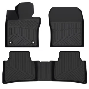 All Weather Floor Mats Rubber Liners For 2023 2024 Toyota Prius Prime 3pcs - Picture 1 of 8