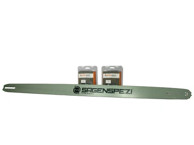 120cm Schwert-Set Solid mit 2 Ketten .404" 138TG 1,6mm passend für Stihl MS 881  - Bild 1 von 2