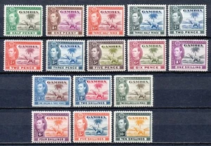 GAMBIA 1938 - JUEGO ELEFANTE 1/2d. - 10./- COMO NUEVO BISAGRAS MUY FINAS - Hk234 - Imagen 1 de 2