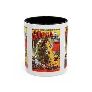 Cult Classic Movie Poster Art Accent Coffee Mug (11, 15oz) - Godzilla King Of Th - Picture 1 of 40
