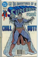 Superboy 1990 series # 21 very fine comic book